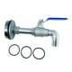 thumbnail image 4 of Grifo para bidón, válvula para tanque IBC, accesorio G2" con juntas, adaptador de salida de agua de 2" Base Convexa 20mm, 4 of 9
