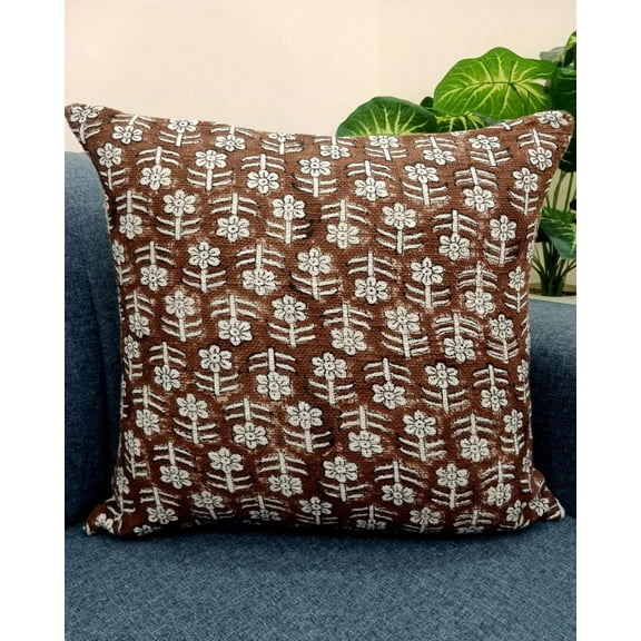 A And E Textiles House Pillow Cover Cushion cover All Size and Sofa Throw Home Decor Handmade Pillow Cover Indian | Modern Pillow Handdblock print Handmade Throw