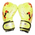 thumbnail image 2 of Toystoory 1 par de guantes de boxeo para niños, saco de boxeo deportivo de cuero PU, guantes de entrenamiento para niños, guante de entrenamiento de Boxeo Amarillo Toystoory OD000223-04, 2 of 6