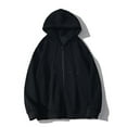 thumbnail image 4 of CENL Mens Casual Classic Hooded Jacket Coat Solid Color Hoodie Thin Sweatshirt Tops, 4 of 6