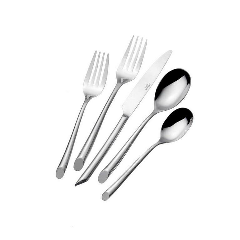 Towle, Flatware Set, Wave 42-Piece, Service for 8 with Stainless Towle, Flatware Set, Wave 42-Piece, Service for 8 with Stainless