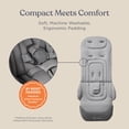 thumbnail image 4 of Ergobaby Metro+ Deluxe Compact Baby Stroller, Lightweight Umbrella Stroller Folds Down for Overhead Airplane Storage (Carries up to 50 lbs), Car Seat Compatible, Skyline Shadow, 4 of 5