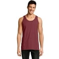thumbnail image 1 of Hanes Mens ComfortWash Garment Dyed Sleeveless Tank Top, 3XL, Cayenne, 1 of 2