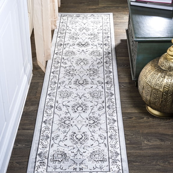 JONATHAN Y MODERN PERSIAN 2 x 10 Runner Rug, Cherie French Cottage - Light Gray/Cream, MDP505C-210