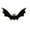Black, variant on ​​GiLiling Glowing in The Darkness Bat Hanging Decor​​ | Flight Simulation Halloween Displays for Indoor/Outdoor Nighttime Ambiance Creation and Gothic Atmosphere Enhancement