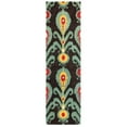 thumbnail image 5 of SAFAVIEH Ikat Abbot Southwestern Wool Area Rug, Charcoal/Blue, 8' x 10', 5 of 9
