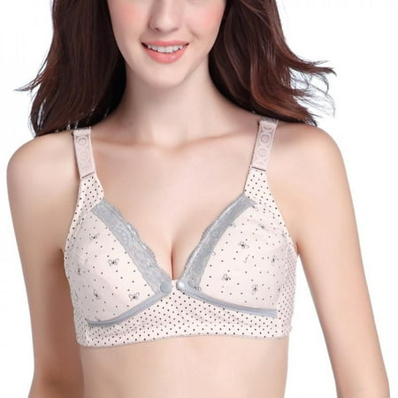 

Brand Clearance! Cozy Lace Print Bee Nursing Bra Women Wire Free Brassiere Top Pregnant Women Underwear