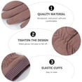 thumbnail image 3 of LEORX Women's Cold Weather Mittens 1 Pair Simple Design Mead Flannel Bean Paste Color, 3 of 8