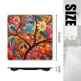 thumbnail image 2 of Bathroom Scale, Highly Accurate Digital Body Scale,Precisely Measures Weight up to 400 lbs-Colorful Tree With Leaves And Flowers In The Style Of Folk, 2 of 4
