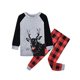 thumbnail image 1 of Qarigey Amart Deer Plaid Print Christmas Family Pijamas Pijamas Niños Adultos Pijamas a juego Conjuntos de pijamas conjuntos de ropa  Chico L, 1 of 8