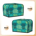 thumbnail image 7 of Toaster Covers 2 Slice, Conch Green Waterproof Bread Machine Cover Fits for Standard 2 Slice Toasters, Home Decor Toaster Protection with Hanging Rope, 7 of 7
