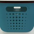 3pc Set Storage Containers with Lids Teal/Brown