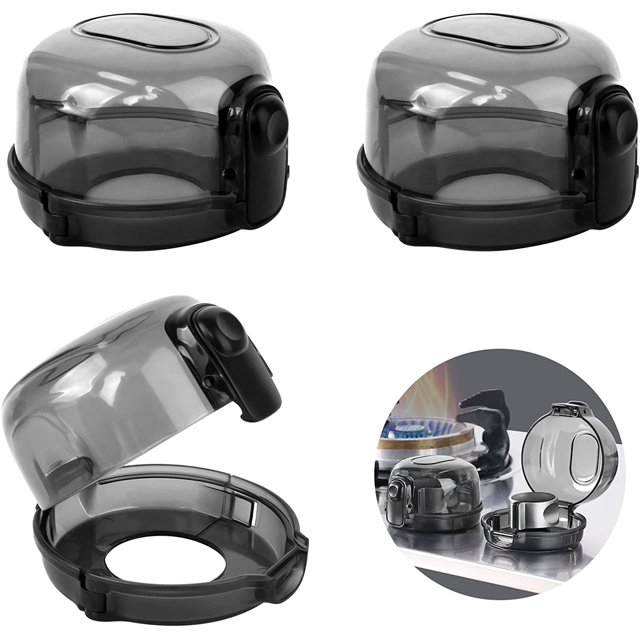 Cubierta de perilla de gas, 3 piezas, cubierta de seguridad para perilla de horno, cubierta protectora de gas resistente al calor, protector de perilla de horno para seguridad infantil
