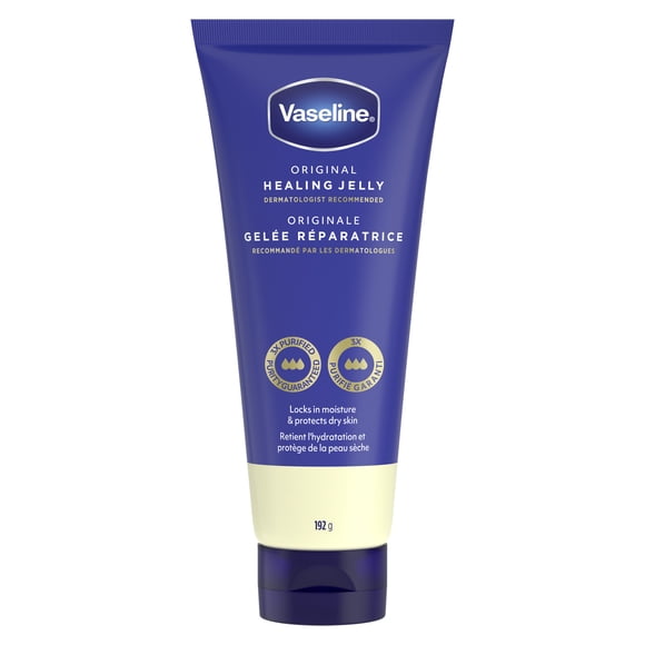 Lotion mains corps pour une Hydratation Sans Salissures en Déplacement, Vaseline Gelée de Soin Protection Cutanée au Pétrolatum Blanc 100 % Pur avec Formule Purifiée 3x, 192 g