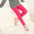 thumbnail image 4 of Ketyyh-chn99 Fleece Lined Leggings Girls Soft Baby and Toddler Girls Capri Leggings for Baby Leggings are Comfortable Stretch Pants for 5-6 Years,Hot Pink, 4 of 5