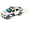 Bump and Go Police Toy Car - Battery Operated Novelty Cop Toy Car with Bump and Go Action | Sirens | Lights for Kids 3 Years and Up - Car Changes Direction on Contact