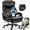 Black, variant on Heavy Duty Big and Tall Office Chair, Executive Chair with Adjustable Headrest, High Back Extra Wide Seat, Large Computer Desk Chair for Home Office