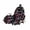 Black, variant on Large Capacity Backpack with Lunch Box Set, Cute Floral Backpack 3-in-1 Lightweight Lunch Bag and Pouch 2026 Back to School Backpack
