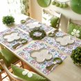 thumbnail image 6 of Easter Gnomes Pattern Placemats Set of 6, White Table Mats Washable Heat-Insulation Non-Slip Place Mats for Kitchen Dinner Table Indoor Outdoor Decor,13x19 Inch, 6 of 9