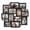 black, variant on 12‑Opening Collage Picture Frame,Decorative Scrollwork Family Photo Collage Frame for Home Wall Decor,White