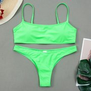 Aellinatey Bikinis Sexy Women Swimsuit Push Up Brazilian Bikini Shoulder Straps Swimwear