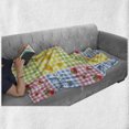 thumbnail image 6 of Spring Soft Flannel Fleece Blanket, Colorful Pattern with Strawberries Chamomiles Bluebells and Marigold Picnic Design, Cozy Plush for Indoor and Outdoor Use, 60" x 80", Multicolor, by Ambesonne, 6 of 6
