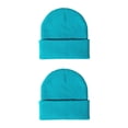 thumbnail image 2 of Qarigey Beanie Hat Gorros de punto Skullcap Thermal para deportes al aire libre Azul cielo Cielo azul 2Conjunto, 2 of 6
