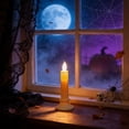 thumbnail image 5 of Flameless Led Candle with Flickering Flame, Beige Plastic Tabletop Decoration, for Halloween Thanksgiving Christmas Centerpiece, Lazyguy, 5 of 6