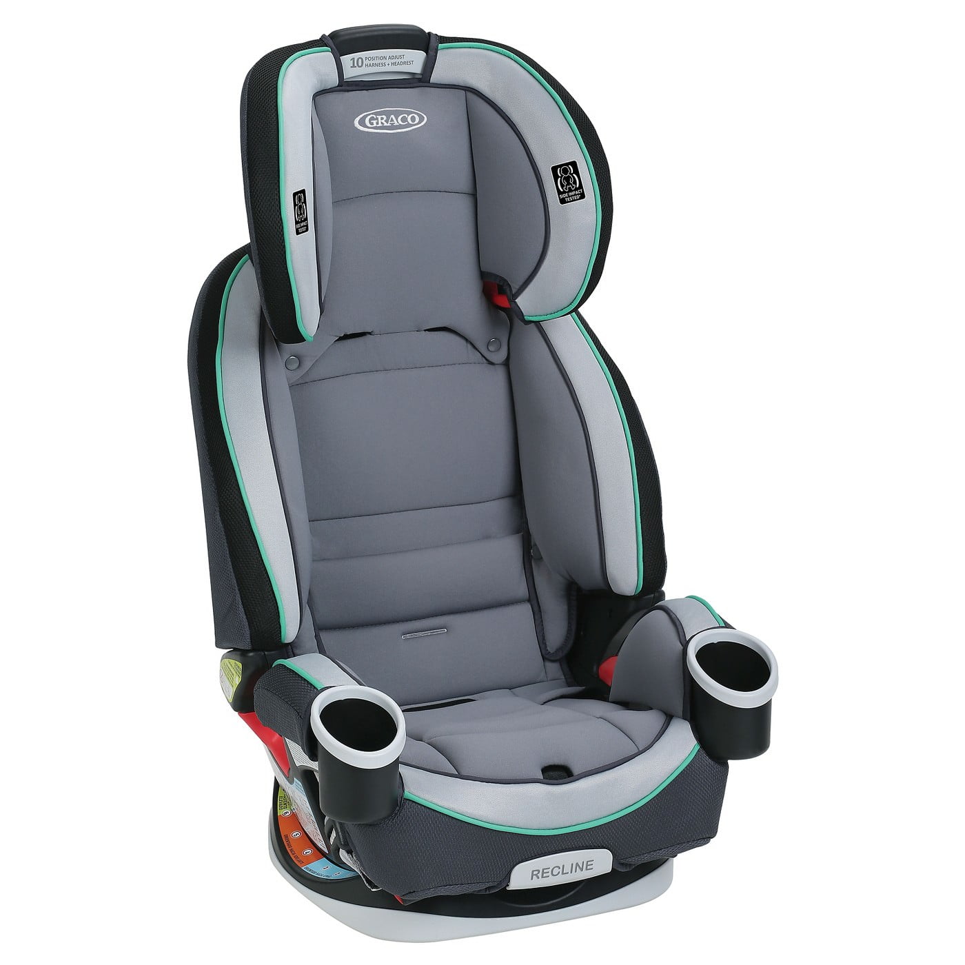 New Graco 4 in 1 Grows With Child safety Harness Convertible Car Seat