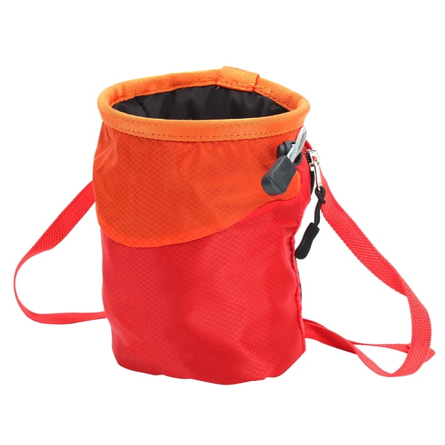 Craie d'Escalade, Sac de Craie d'Escalade Rechargeable à Grande Capacité Craie d'Escalade avec Sac de Rangement pour Alpinisme Camping pour Adultes Rouge,Bleu