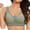 Green, variant on QASIEATN Wireless Jelly Bras for Women Supportive Full Coverage No Underwear Bras Plus Size Brassiere for Older Ladies Women's Underwear