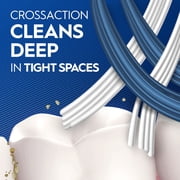 Oral-B Toothbrush Pro Clean Cross Action, Deep Plaque Removal, Medium, 2 Count