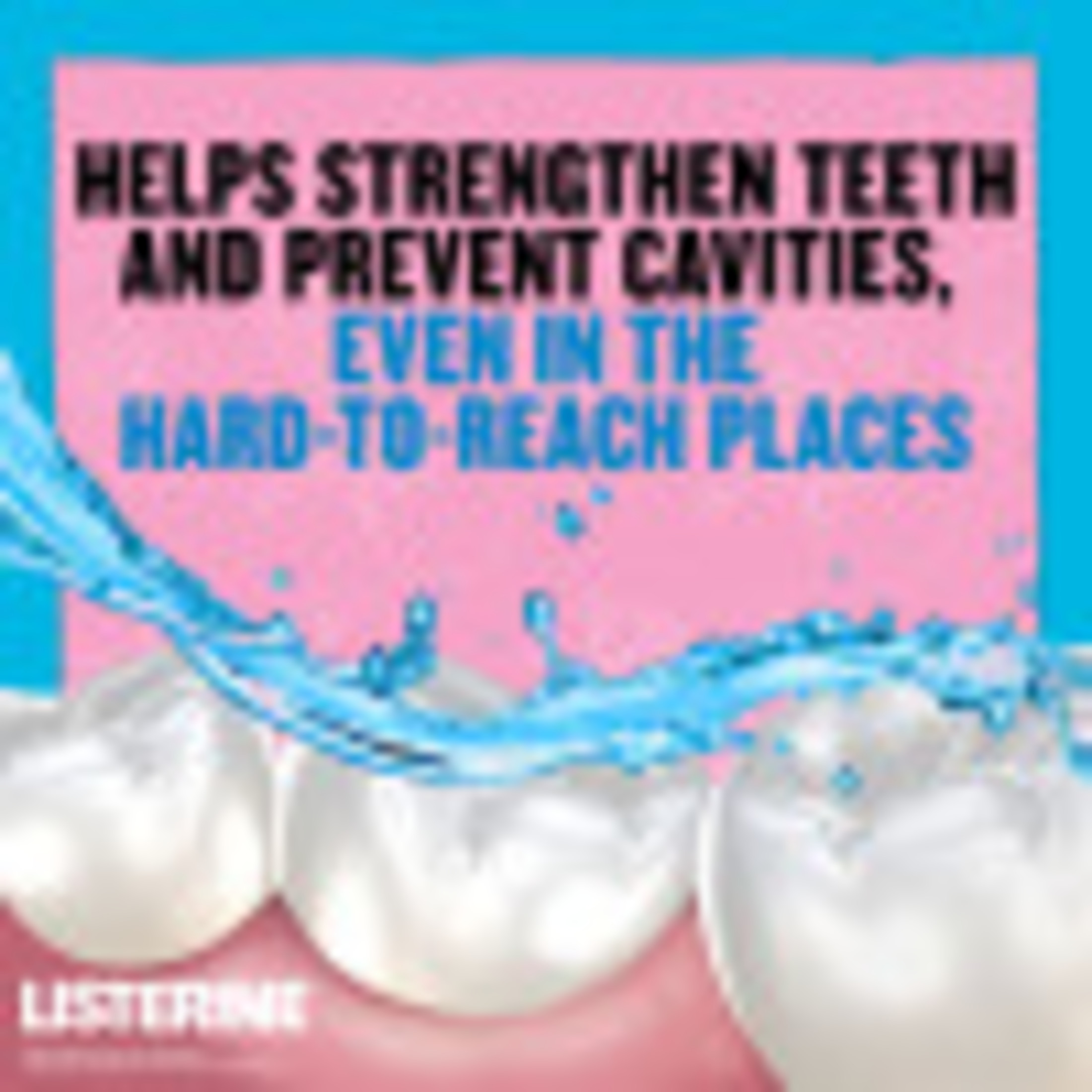 Listerine Smart Rinse Kids Anticavity Alcohol Free Mouthwash, Bubble Blast, 500 mL - image 5 of 9