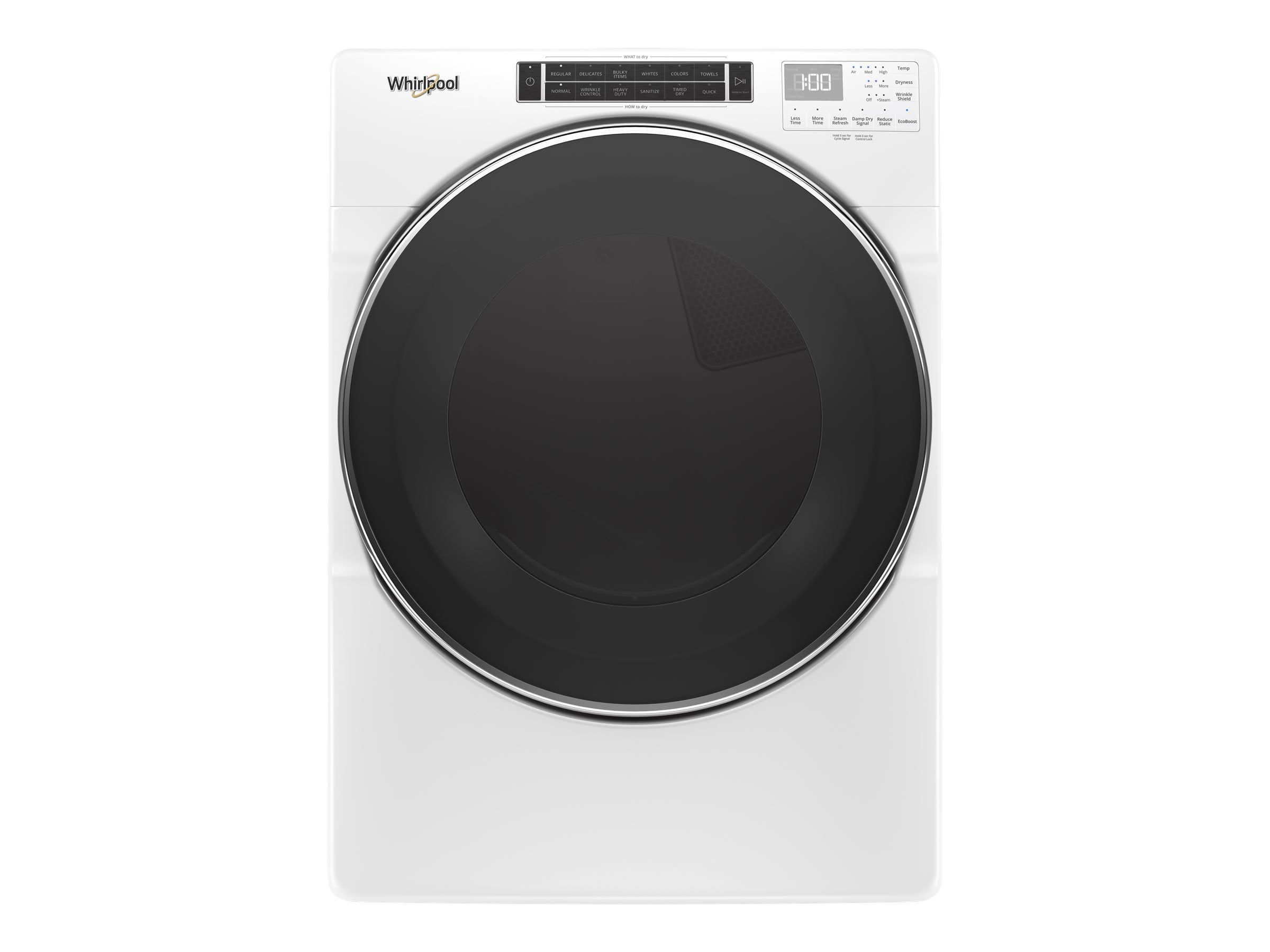 Whirlpool WGD8620HW Dryer freestanding width 27 in depth 31