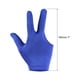 thumbnail image 2 of Guantes de piscina de 3 dedos para mano izquierda/derecha, guante de billar, paquete de 8 en azul, 2 of 5