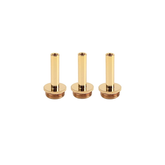 Naiovety Paquete de 3 llaves de válvula de pistón Estructura resistente Pieza reemplazada Reemplazo directo Conector de metal Suministros para Accesorios para instrumentos musicales Naiovety OD027083-00