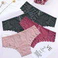 thumbnail image 4 of Attraco Plus Size Women Underwear Nylon Soft Packs of 4 S-4X, 4 of 11