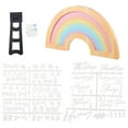 thumbnail image 3 of Weiweiguan 1 Set Felt Frame Decorative Message Board DIY Letters Board Felt Letter Board, 3 of 6