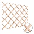 thumbnail image 2 of Hardware Resources WR48-2MP Wine Lattice Rack With Bevel, Maple, 2 of 3
