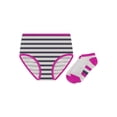 thumbnail image 5 of Wonder Nation Girls Socks & Briefs Set, 7+7 Pack, 5 of 11