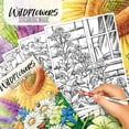 thumbnail image 6 of Crayola Wildflower Coloring Book, 40 Premium Adult Coloring Pgs, Flowers, Gifts, 6 of 12