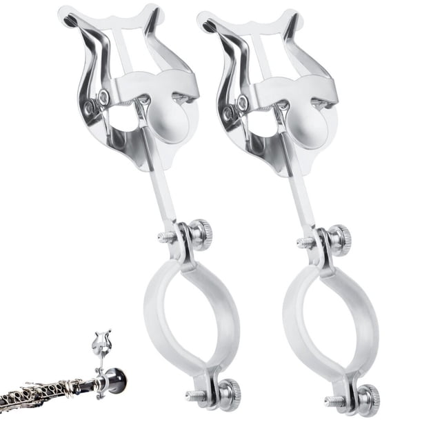 Sujetapartituras Con Pinza Para Clarinete Y Oboe – Abrazadera De Metal Portátil Para Marcha