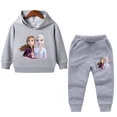 thumbnail image 3 of Ropa de primavera para niños, suéter de manga larga con capucha y pantalón de Frozen Elsa para niñas, conjuntos de 2 piezas, ropa para niñas pequeñas, 3 of 5
