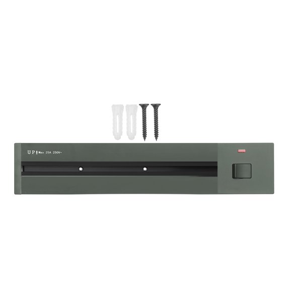 Amdohai Removable Electrical Outlet Track System Concealed Type 6000W High Power Track System Movable Wall