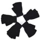 thumbnail image 3 of Qarigey Guantes negros versátiles de medio dedo para ropa deportiva y ropa informal, guantes sin dedos para montar guantes y mitones, 3 of 6