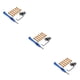 thumbnail image 5 of Tholdsy Suministros de actualización de biela de 6 piezas Piezas de vehículos controladas ajustables Reemplazo de montaje de automóviles dorado 3piezas, 5 of 6