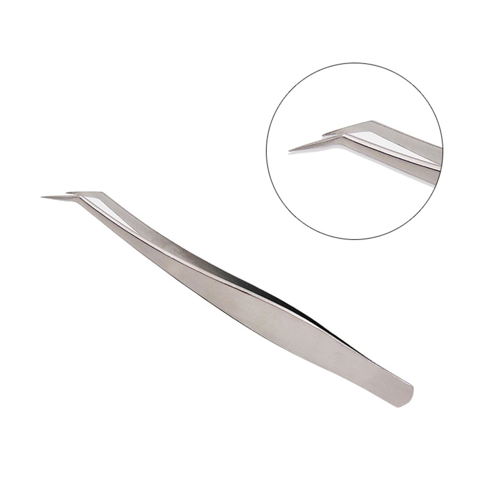 Buy Eyelash Extension Tweezers Set Of 2, Curved Isolation Volume