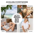 thumbnail image 5 of Honeii Cool Camera Print Women's Classic V-Neck T-Shirt,Womens Fashion Tops,Stylish Everyday Top for Women, Casual Summer Spring Outfits Clothes-Large, 5 of 5