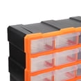 thumbnail image 3 of BIMZUC 18-Drawer Parts Box Wall Mount Storage Organizer for Hardware Screws (15.16 x 18.31 x 6.3 in / 385 x 465 x 160 mm), 3 of 9