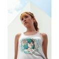 thumbnail image 2 of Beautiful Sketch Girl And Flower Tank Women -Image by Shutterstock, Female XX-Large, 2 of 4